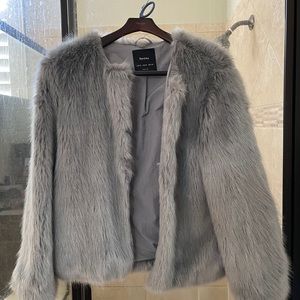 Bershaka fur coat